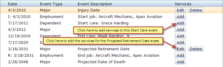 EventTimeline