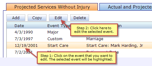 Edit Event