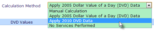 SelectEventCalcMethod