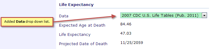 Life Expectancy of Plaintiff