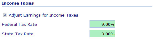 IncomeTaxesInputs