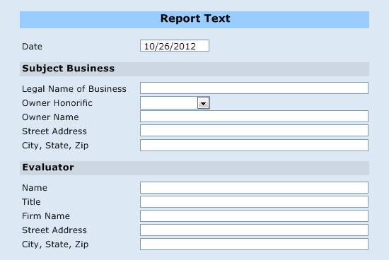 Report Text Worksheet