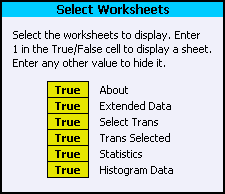 Select Worksheets