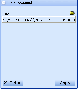 Edit Command Panel - File