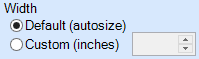 Range Command - Width Controls