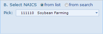 RMA Select NAICS